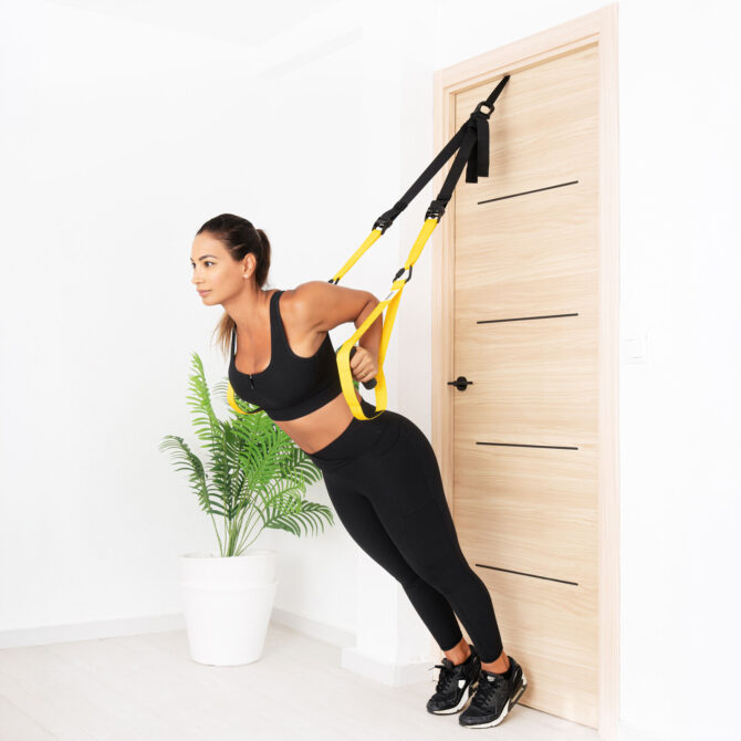 MOMOVE Suspension Trainer Resistance Bands Bodyweight Training Straps for Full Body GYM Workouts